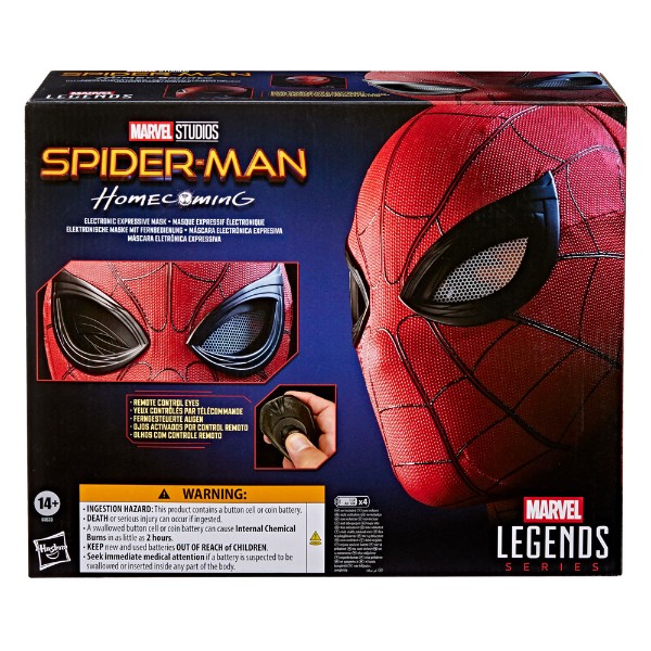 Marvel - No Way Home - Marvel Legends Series Spider-Man Electronic Expressive Mask (Vers. 2) - Packshot 6