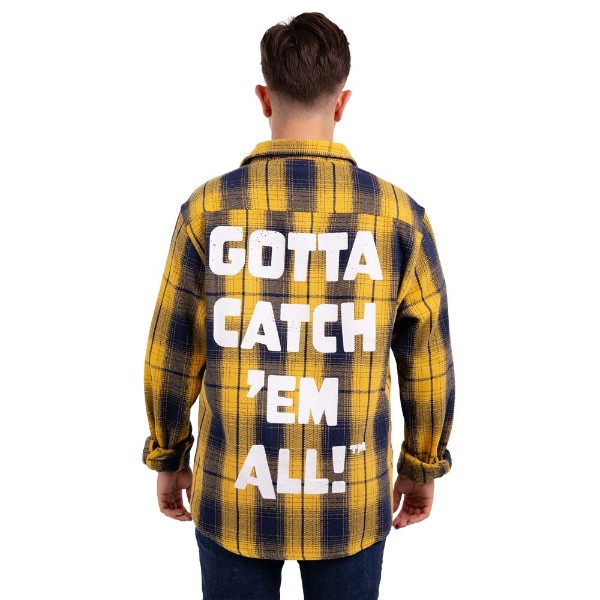 Pokemon - Gotta Catch 'Em All! Flannel Long-Sleeve Shirt - Packshot 2