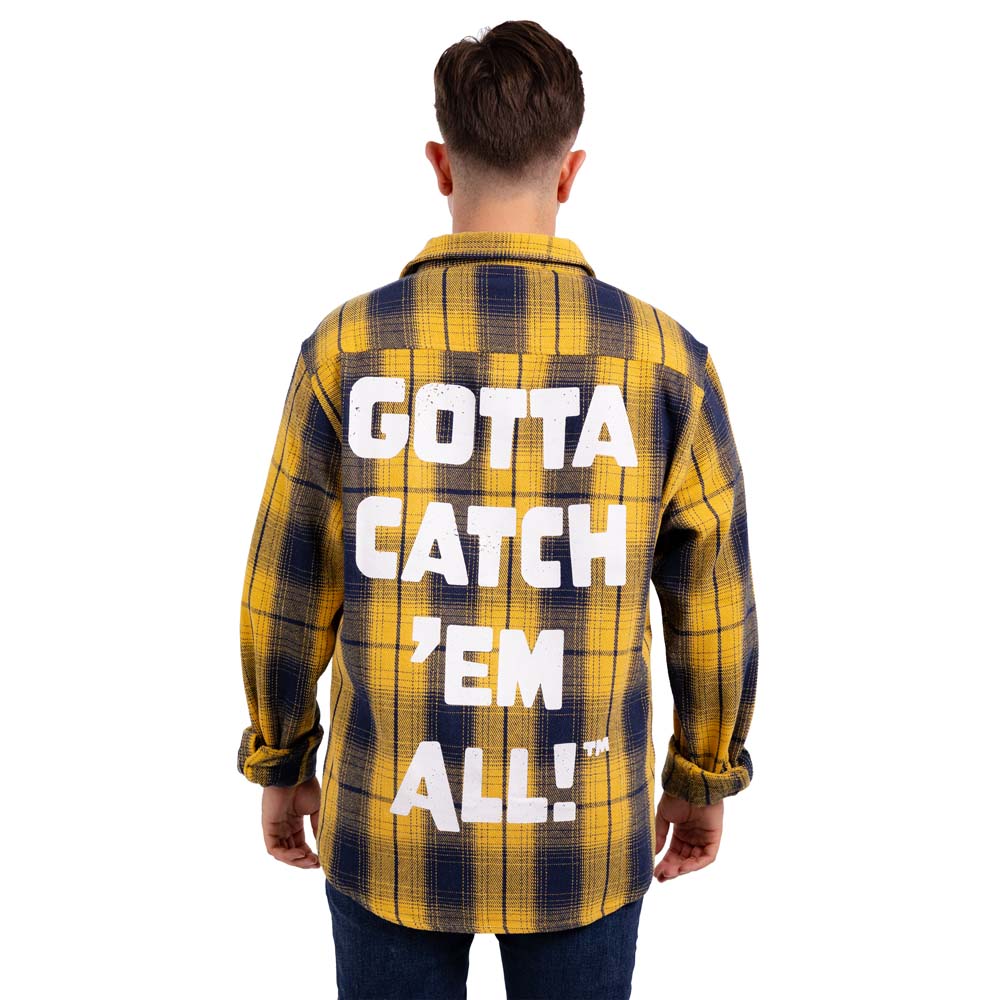 Pokemon - Gotta Catch 'Em All! Flannel Long-Sleeve Shirt - Packshot 2