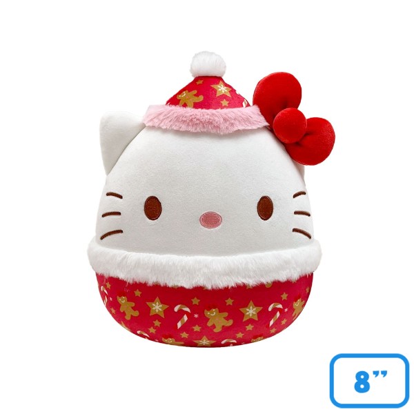 Sanrio - Hello Kitty - Christmas Hello Kitty 8" Squishmallow Plush - Packshot 1