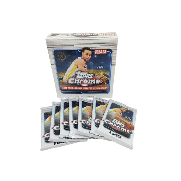 Topps - TC - Chrome 2024-25 NBA Basketball Mega Box - Packshot 2