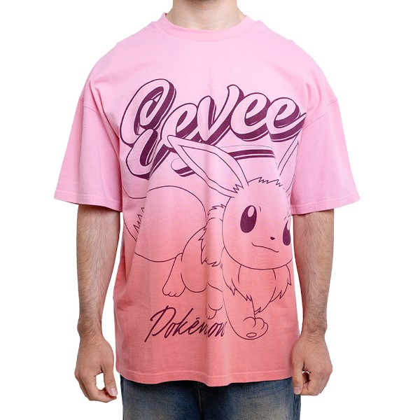 Pokemon - Eevee Line Art Oversized T-Shirt - Packshot 1
