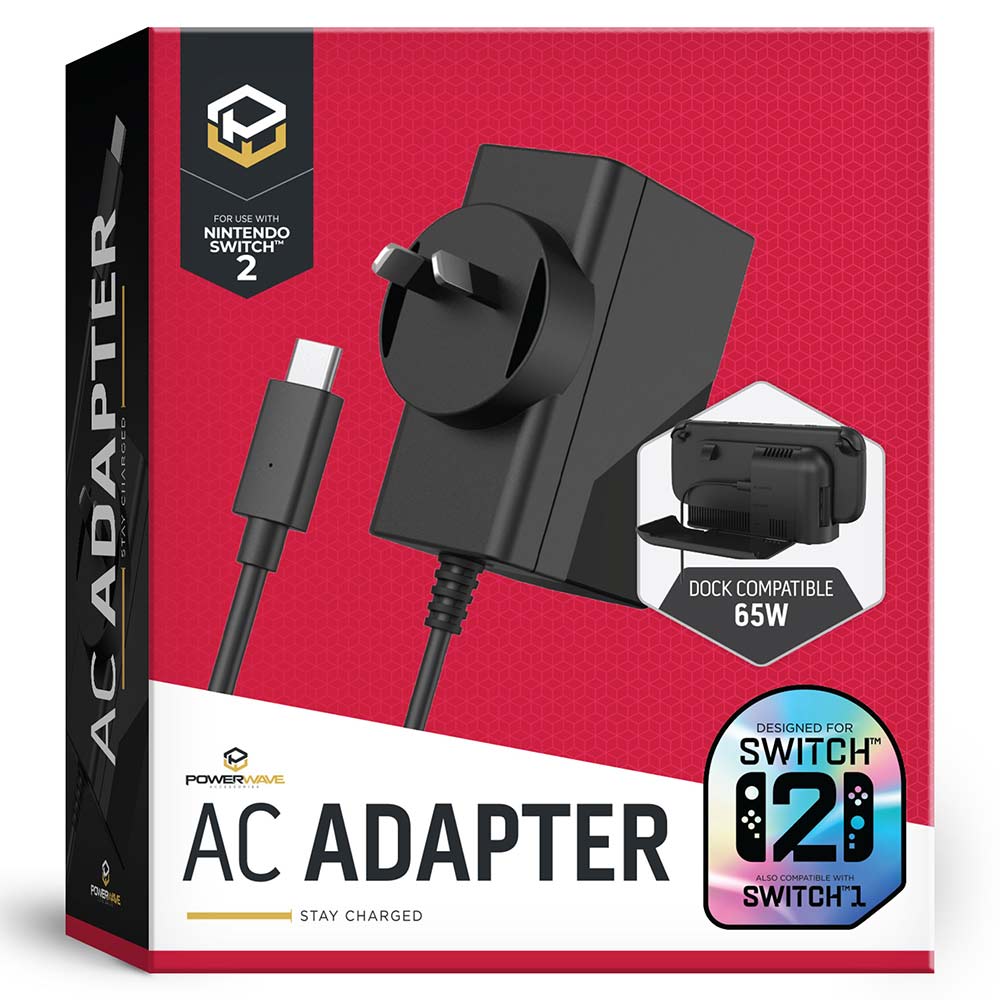 Powerwave AC Adapter for Nintendo Switch 2 - Packshot 1