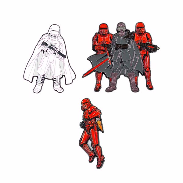 Star Wars - Episode IX - First Order Premium Pin Badge Set of 9 - Packshot 3
