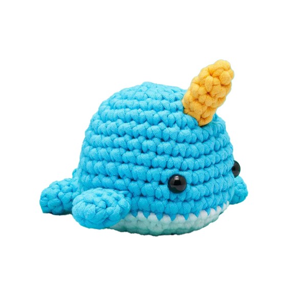 The WOOBLES - Bjorn the Narwhal Crochet Kit - Packshot 1