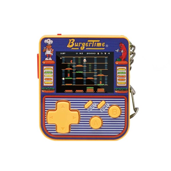 HyperMegaTech! Super Micro Keychain Gamer Console - BurgerTime Edition - Packshot 1