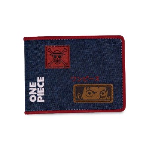 One Piece - Denim Patch Bi-Fold Wallet