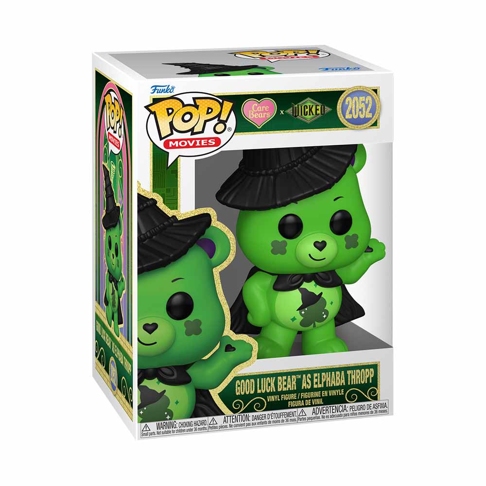 Wicked – Care Bears Good Luck Bear as Elphaba Thropp Pop! Vinyl Figure - Packshot 2