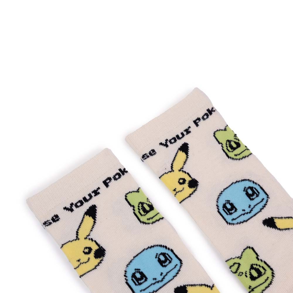 Pokemon - Choose Your Pokemon! Kids Crew Socks - Packshot 2