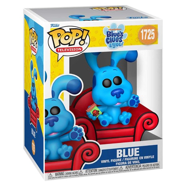 Blue's Clues - Blue with Thinking Chair Premium Pop! Vinyl Figure - Packshot 2