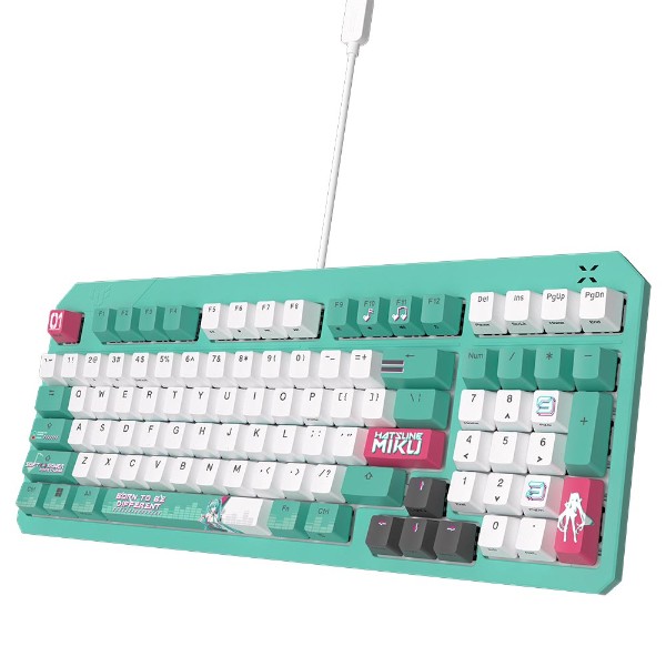 ASUS TUF Gaming K3 Gen II Keyboard - Hatsune Miku Edition - Packshot 3