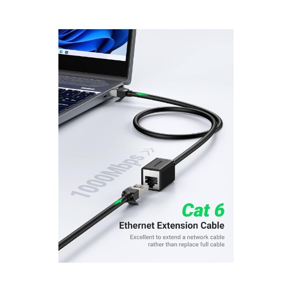 UGREEN Cat 6 Ethernet Extension Cable 36FT High-Speed RJ45 Male to Female Network Patch Cord - Packshot 1