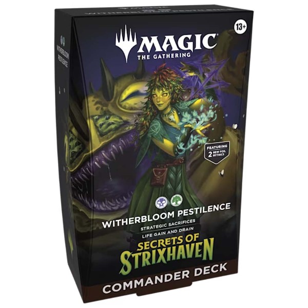 Magic: the Gathering - TCG - Secrets of Strixhaven Commander Deck - Witherbloom Pestilence - Packshot 1