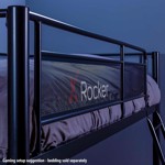 X Rocker HQ High Sleeper Loft Bunk Gaming Bed with Large Desk - Packshot 4