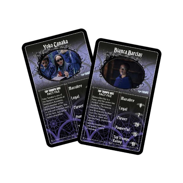 Netflix - Wednesday Top Trumps Special Card Game - Packshot 6