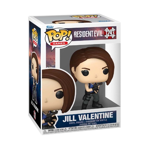 Resident Evil - Jill Valentine with Gun Pop! Vinyl Figure - Packshot 2
