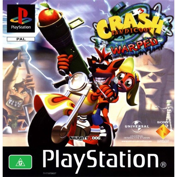 Crash Bandicoot 3 Warped - Packshot 1