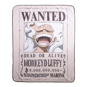 One Piece - Luffy Gear 5 Wanted Poster Blanket