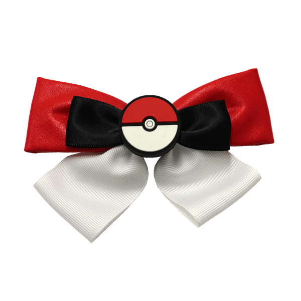 pokemon pokeball hair bow zing pop culture
