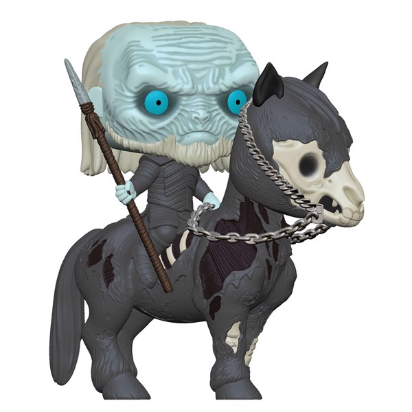 Rides Vinyl Figure White Walker on Horse Pop Game of Thrones