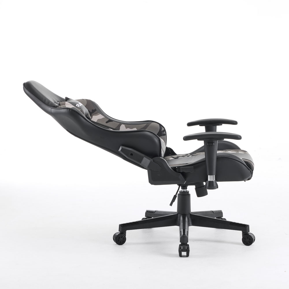 Playmax - Elite Gaming Chair - Fabric Black and Grey Camo - Packshot 6