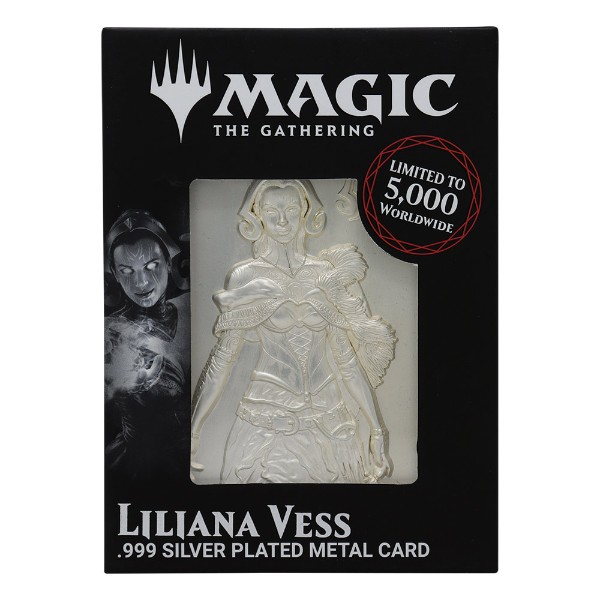 Magic: the Gathering - Liliana Vess .999 Silver Plated Limited Edition Metal Card - Toys and Collectibles - EB Games Australia Magic: the Gathering - Liliana Vess .999 Silver Plated Limited Edition Metal Card - Toys and Collectibles - EB Games Australia