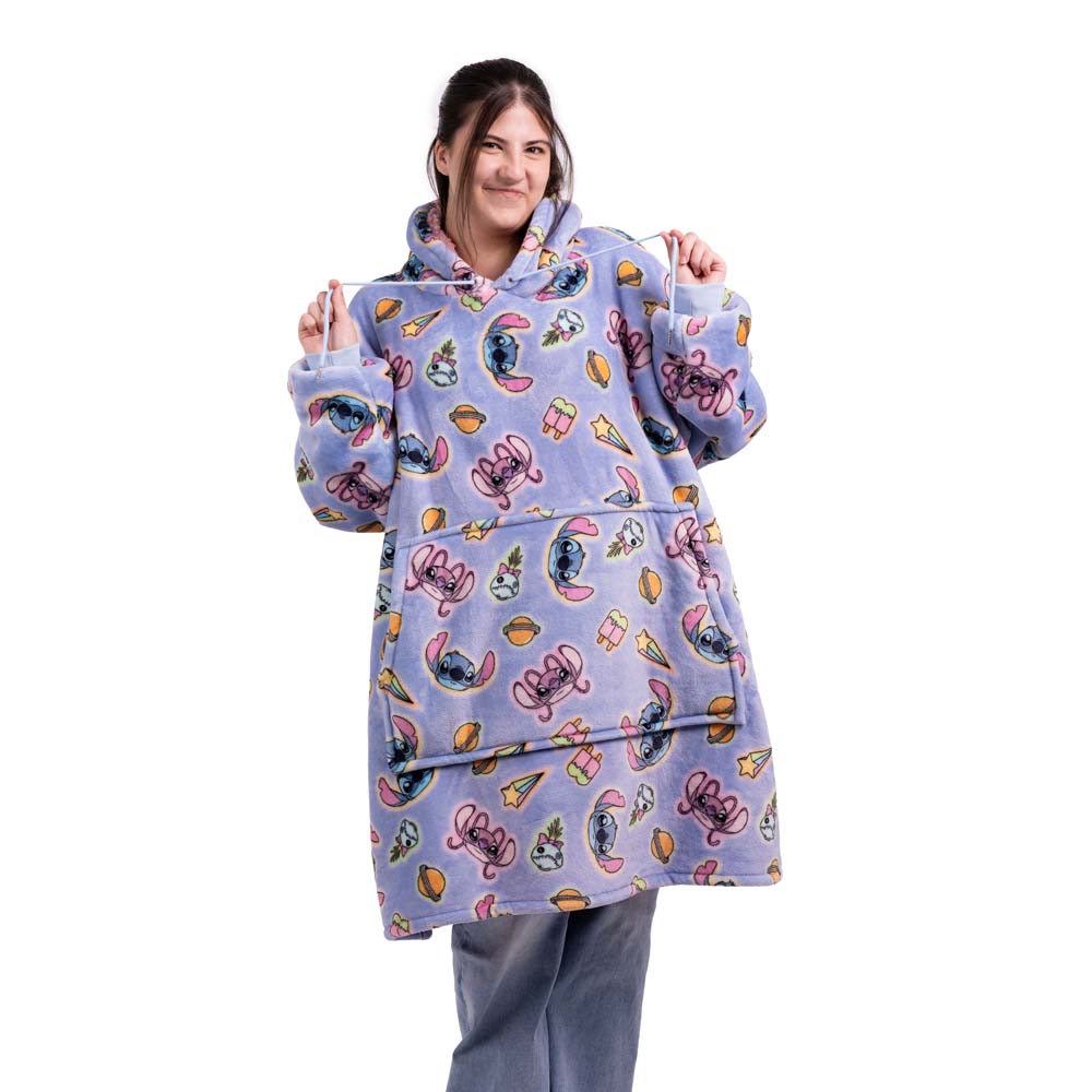 Disney - Lilo & Stitch - Stitch & Angel Oversized Blanket Hoodie - Packshot 3