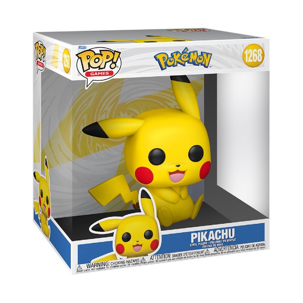 Pokemon - Pikachu (Sitting) 10" Pop! Vinyl Figure - Packshot 2