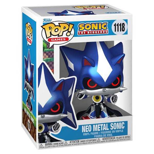 Sonic the Hedgehog - Neo Metal Sonic (Metallic) Pop! Vinyl Figure - Packshot 2