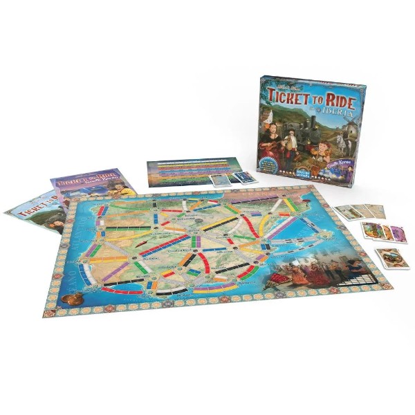 Ticket to Ride - Iberia & South Korea Board Game Expansion - Packshot 2