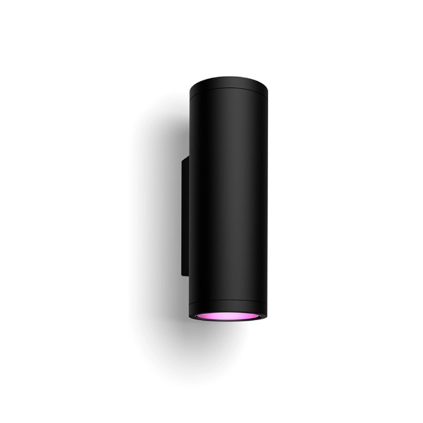 Philips - Hue Appear Outdoor Wall Light - Black - Packshot 1