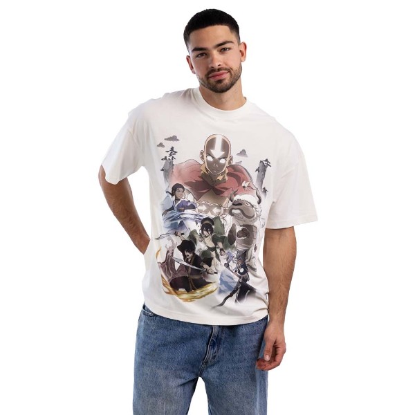 Avatar: The Last Airbender - Team Avatar Elements Oversized T-Shirt - Packshot 3