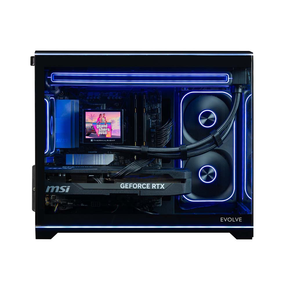 Evolve Kronos | NVIDIA GeForce RTX 5070 Ti 16GB | AMD Ryzen 7 7800X3D (8C / 16T) Gaming PC - Packshot 4