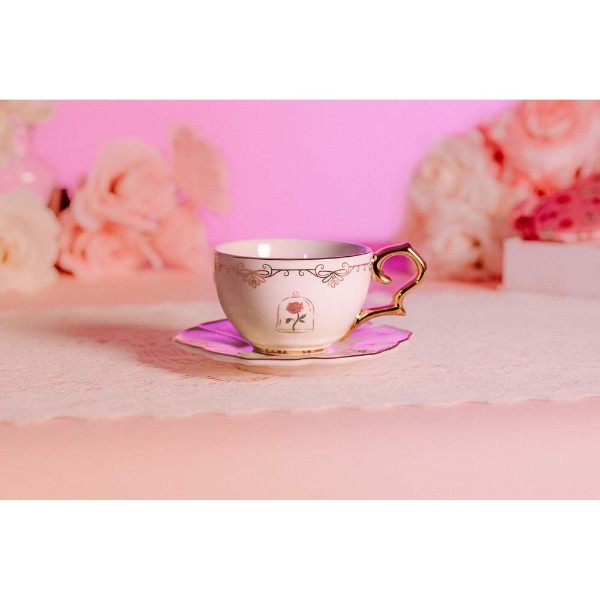 Disney - Beauty & The Beast - Ballroom Rose Teacup & Saucer - Packshot 4