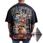 Netflix - One Piece - Wanted Dead or Alive Oversized T-Shirt - Packshot 1