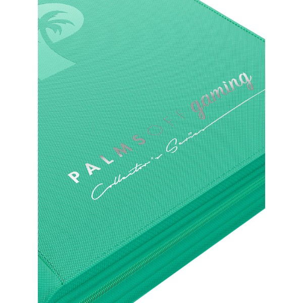 Palms Off Gaming - Collector's Series 4 Pocket Zip Trading Card Binder - Turquoise - Packshot 4