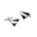 DC Comics - Superman 2025 - Superman Shield Cufflinks - Black
