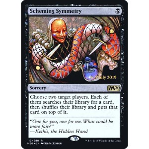 Magic: The Gathering - TCG - Prerelease Cards - Scheming Symmetry 113 Foil