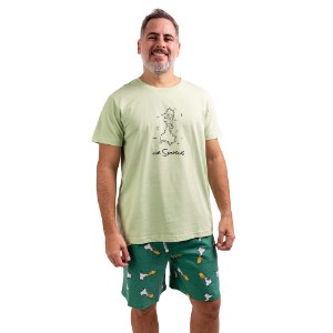 The Simpsons - Homer in The Hedge Men's Pyjama Set