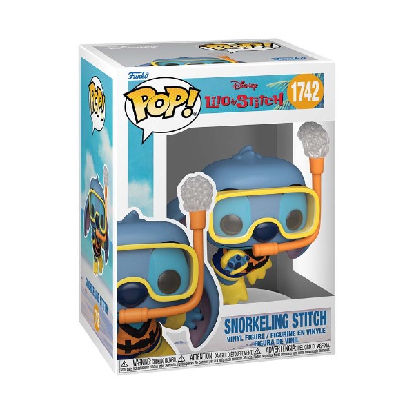 Disney - Lilo & Stitch - Snorkelling Stitch Pop! Vinyl Figure - Packshot 2