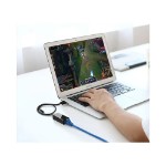 UGreen USB 2.0 to 100Mbps Ethernet Adapter 10cm Black - Packshot 2