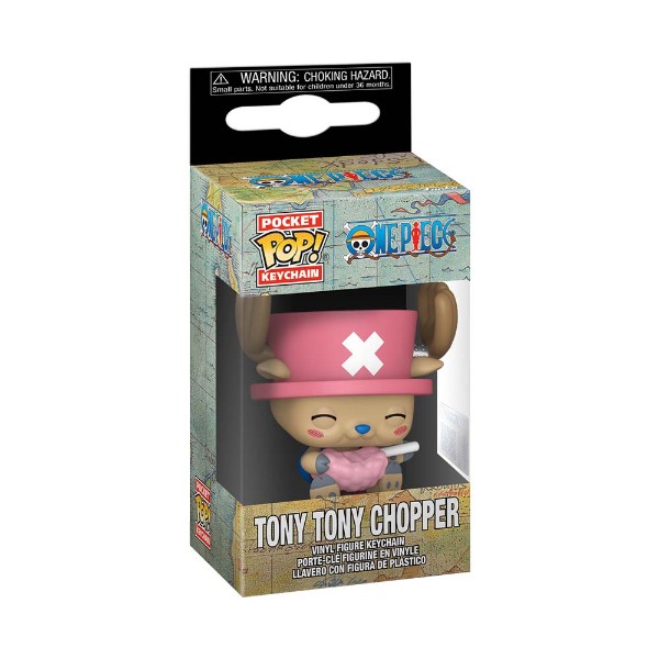 One Piece - Tony Tony Chopper with Cotton Candy Pocket Pop! Keyring - Packshot 2
