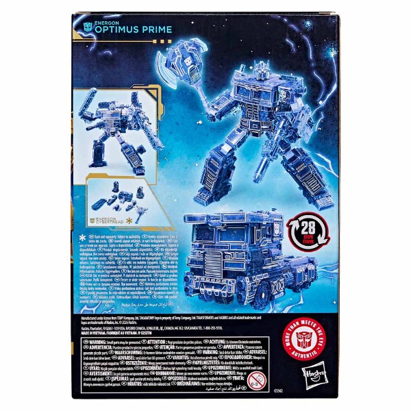 Transformers - Energon Optimus Prime Voyager Class Action Figure - Packshot 4