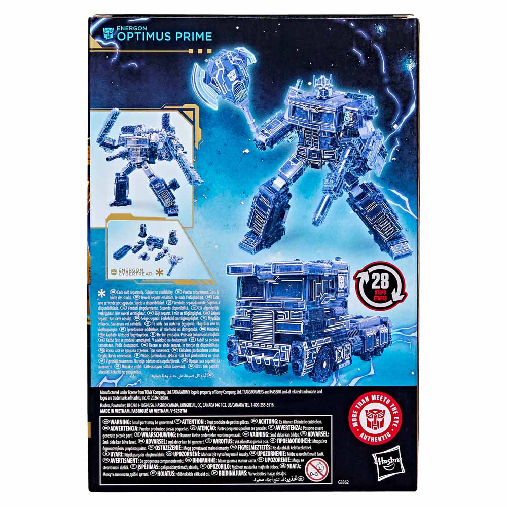 Transformers - Energon Optimus Prime Voyager Class Action Figure - Packshot 4