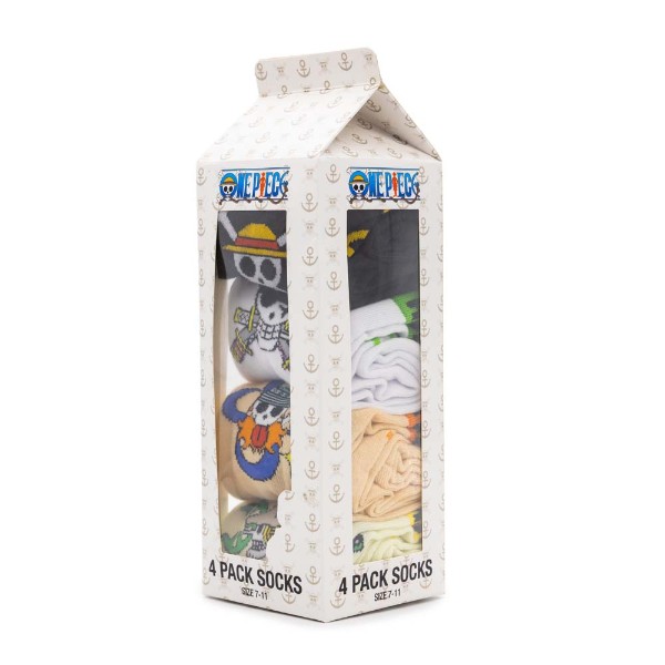 One Piece - Crew Skulls Sock 4-Pack - Packshot 1