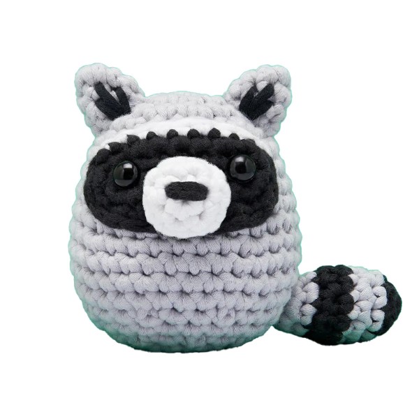 The WOOBLES - Scooter the Raccoon Crochet Kit - Packshot 1