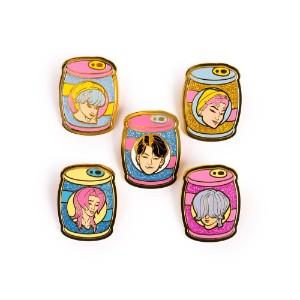 Netflix - KPop Demon Hunters - Saja Boys Soda Pin 5-Pack
