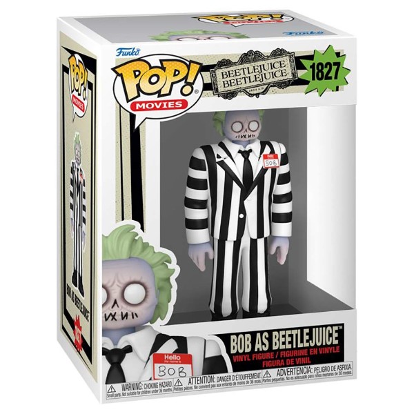 Beetlejuice Beetlejuice - Bob as Beetlejuice Pop! Vinyl Figure - Packshot 2