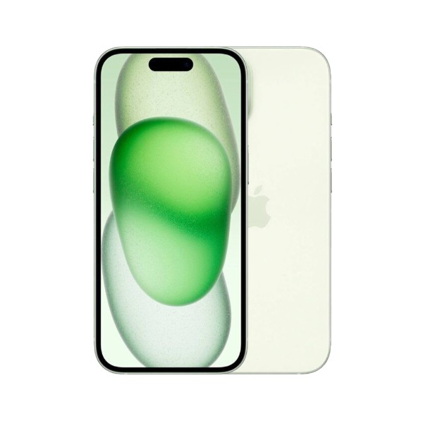 Apple iPhone 15 (256GB, Green) - Very Good Refurbished - Packshot 1