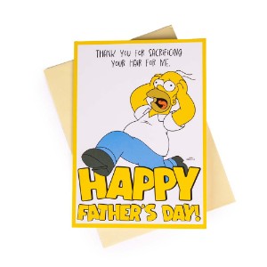 The Simpsons - Homer Father's Day Greeting Card